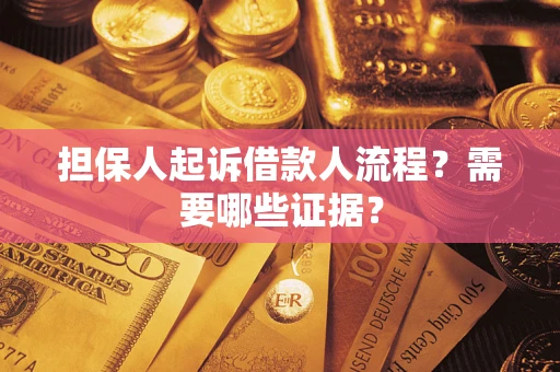 北京担保人起诉借款人流程？需要哪些证据？