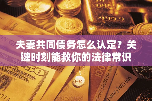 北京夫妻共同债务怎么认定？关键时刻能救你的法律常识